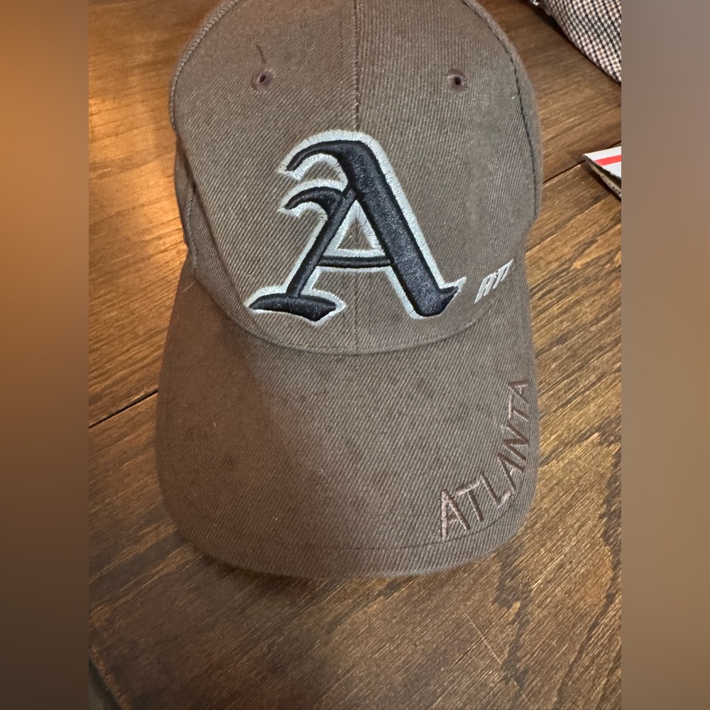 Brown and Black Engraved Lettering Art